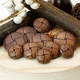 Botones madera olivo